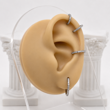 Zircon helix hoop