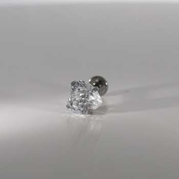 Crystal heart flat back