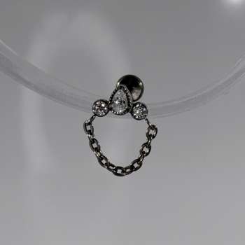 Floating helix flat back