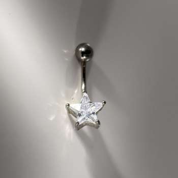 Star belly piercing