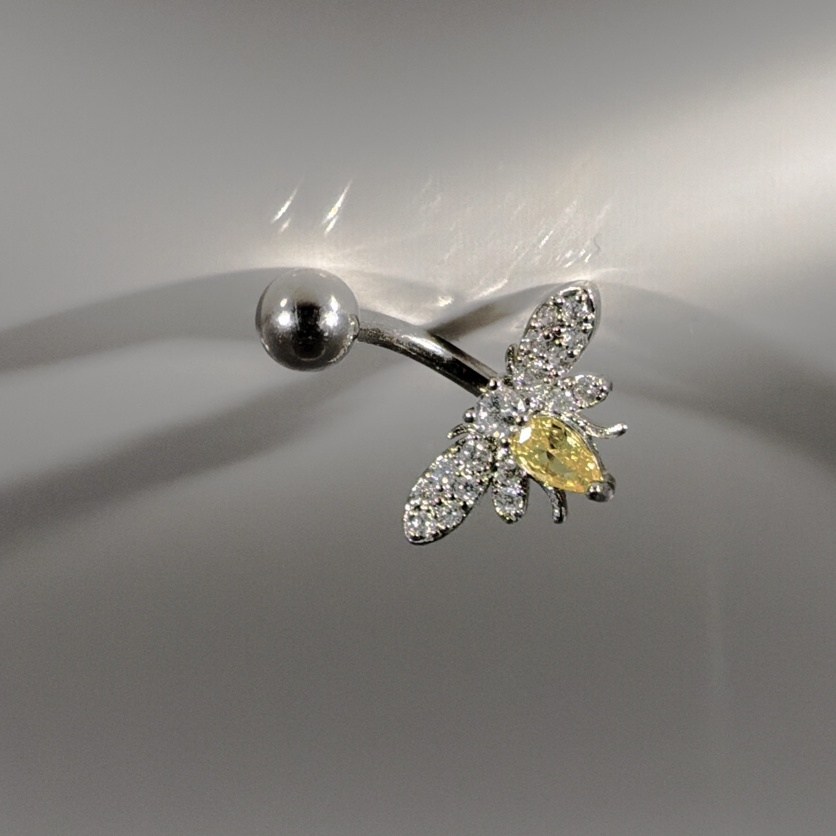 Bee sparkle (stainless steel)