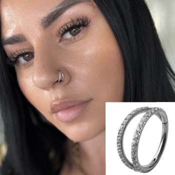 Double zircon hoop
