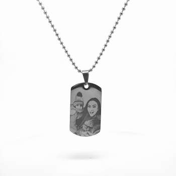 Dog tag necklace