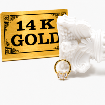 14k gold gems