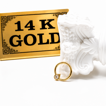 14k gold drop