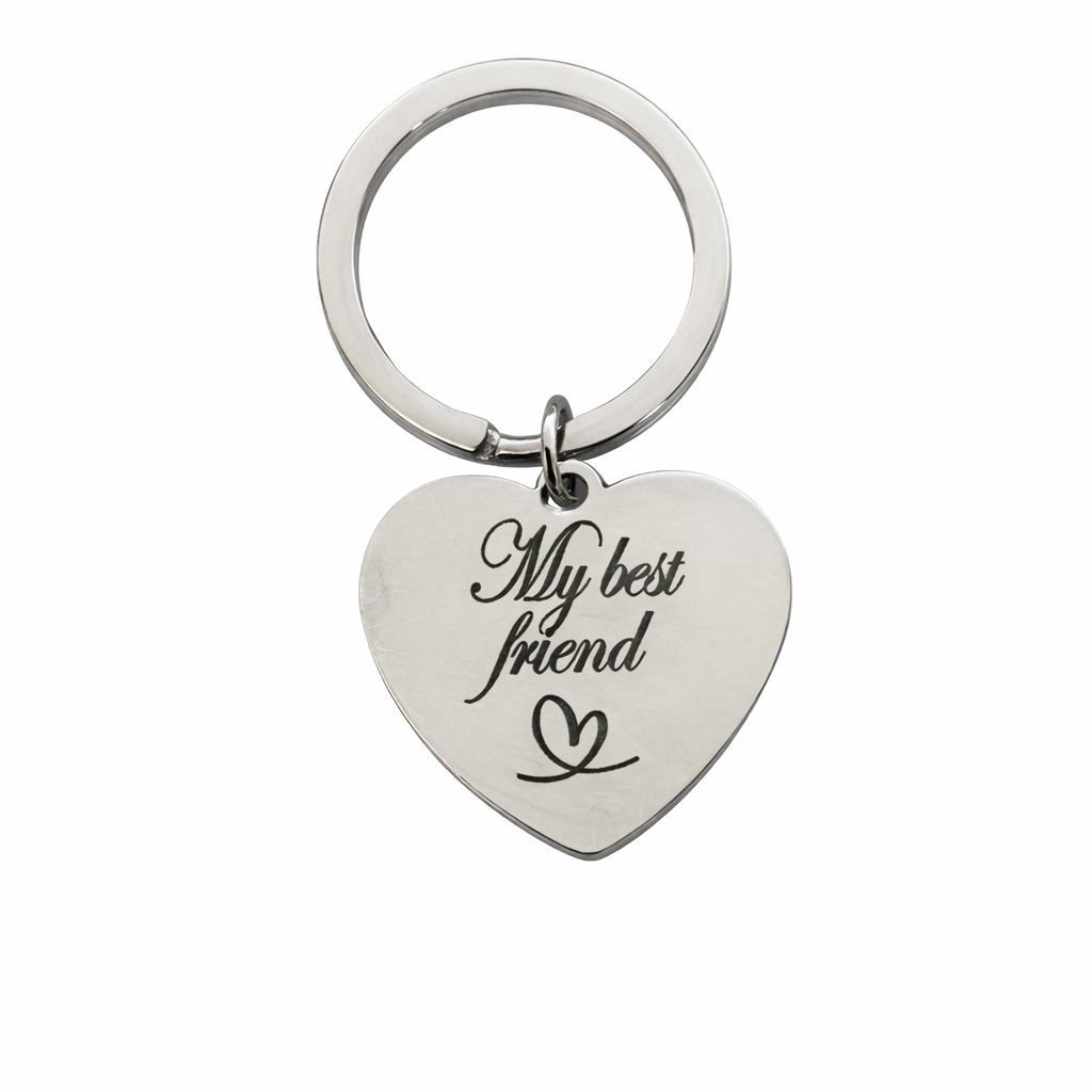 Bold heart keychain - Image 2