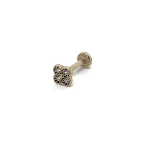 14k gold flatback