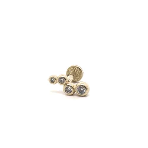 14k gold flatback