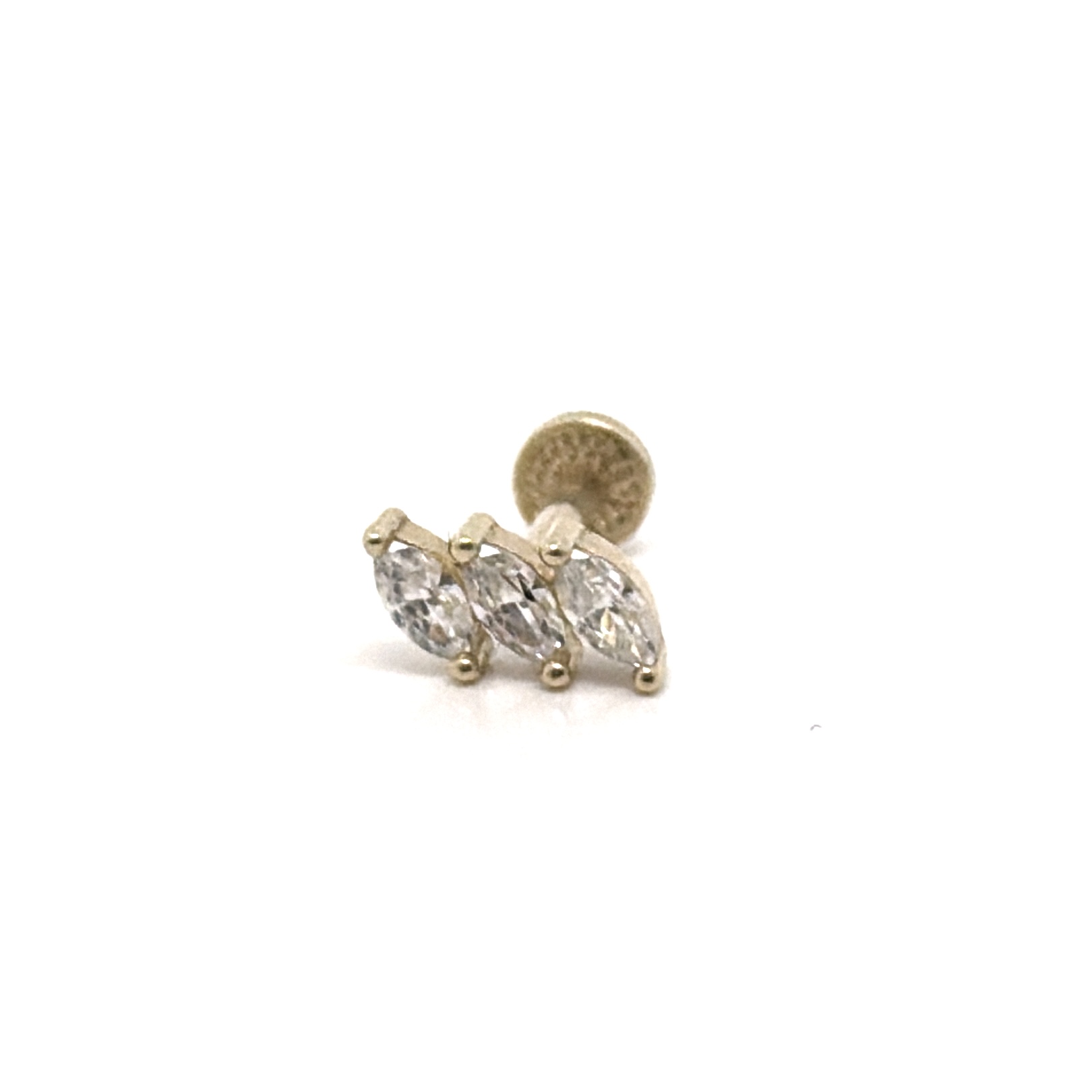 14k gold flatback