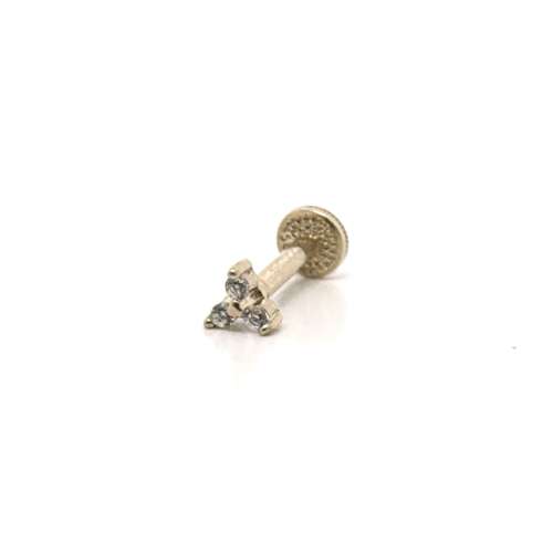 14k gold flatback