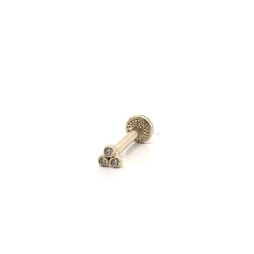 14k gold flatback