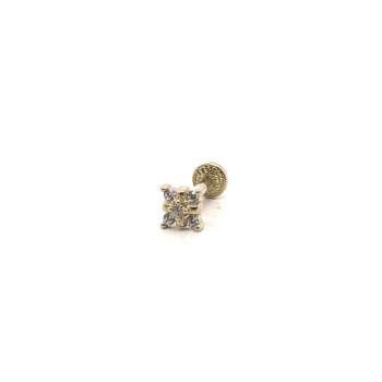 14k gold flatback