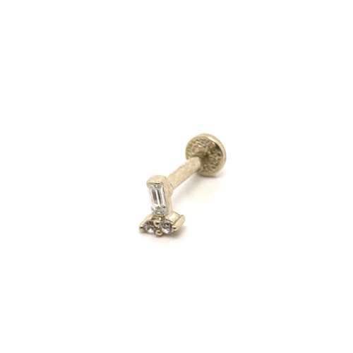 14k gold flatback