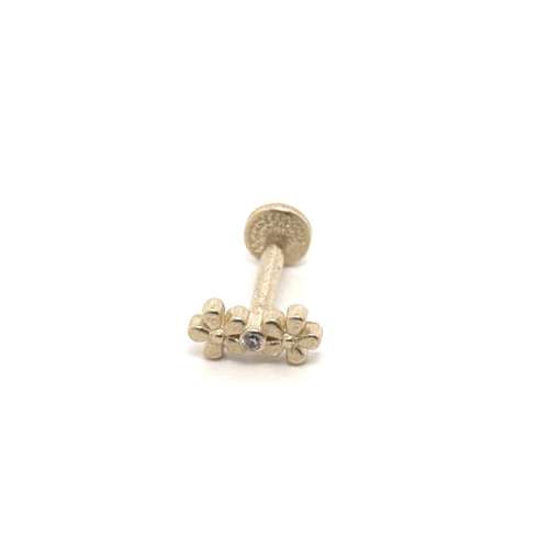 14k gold flatback