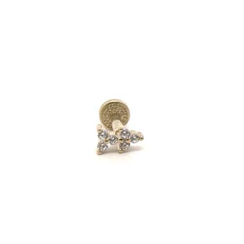 14k gold flatback