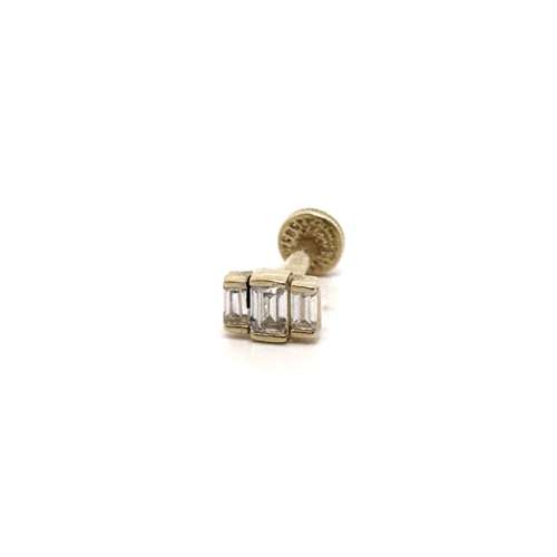 14k gold flatback