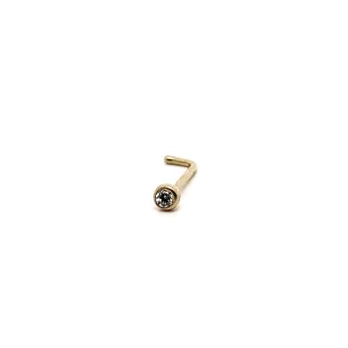 14k gold nose piercing