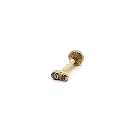 14k gold flatback