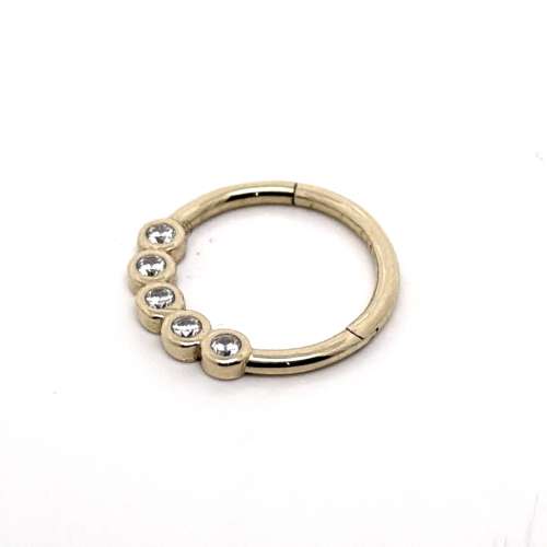 14k gold dots (10mm)