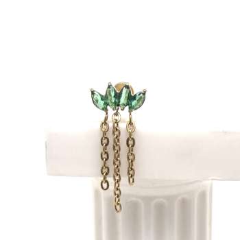 Green three leef flat