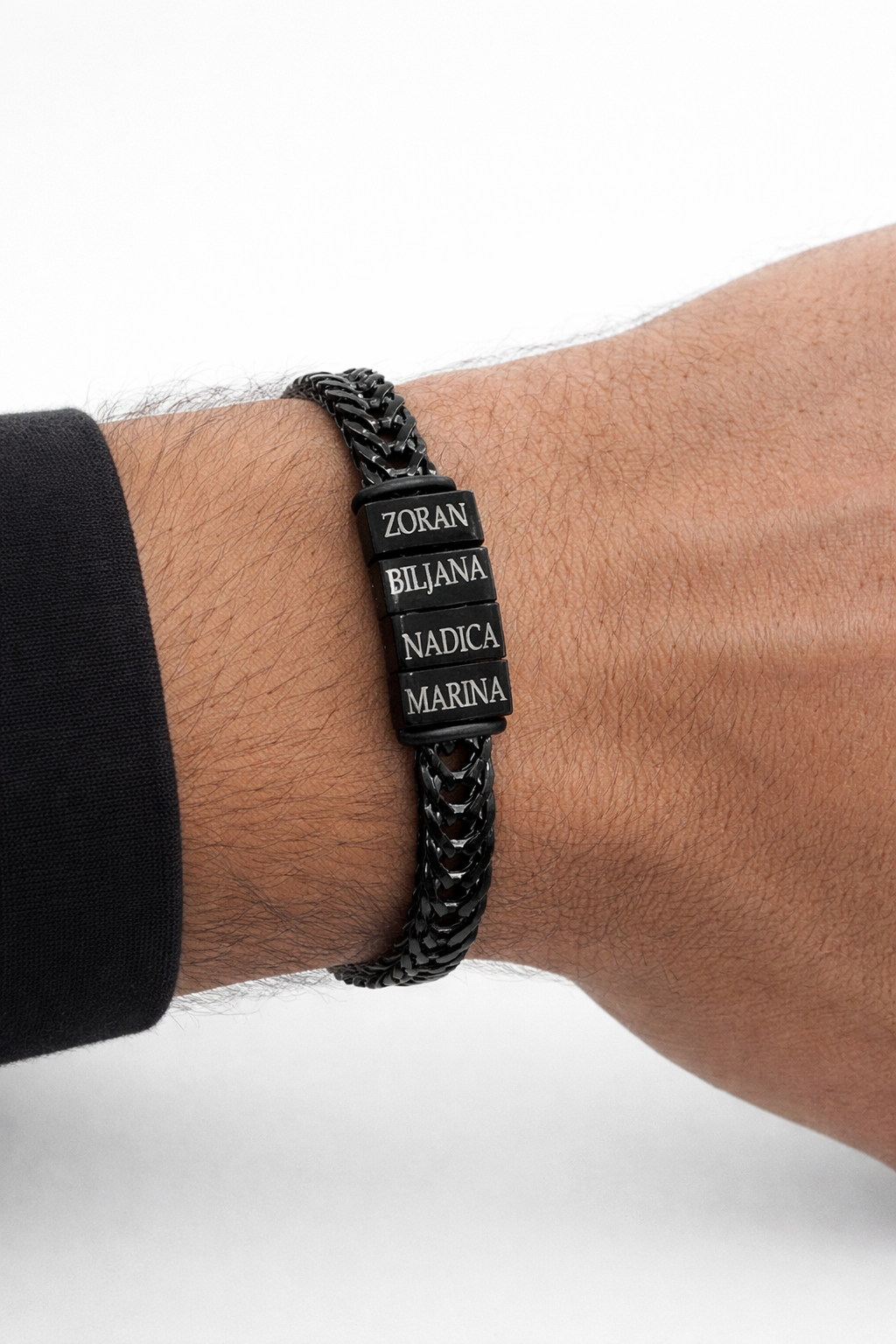 Men bracelet 4 squares - Image 2