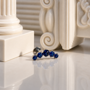 Royal blue helix