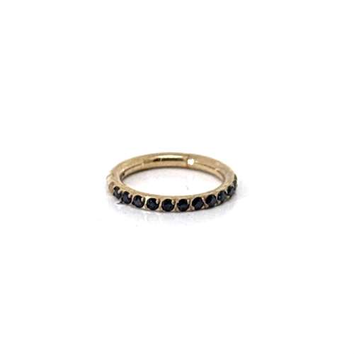 Hoop black zircon