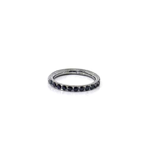 Hoop black zircon