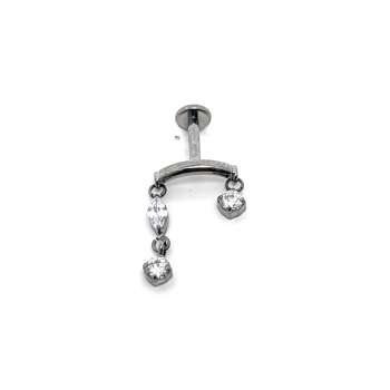 Flat piercing drops