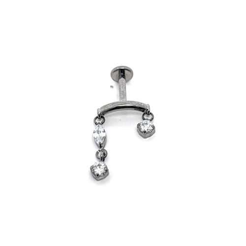Flat piercing drops