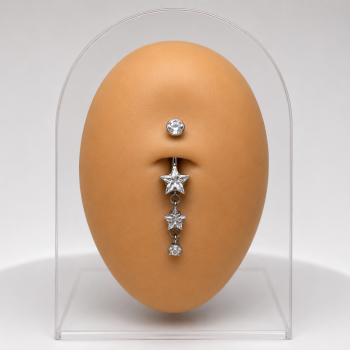 Starlight belly piercing