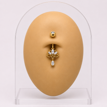 Lotus flower piercing