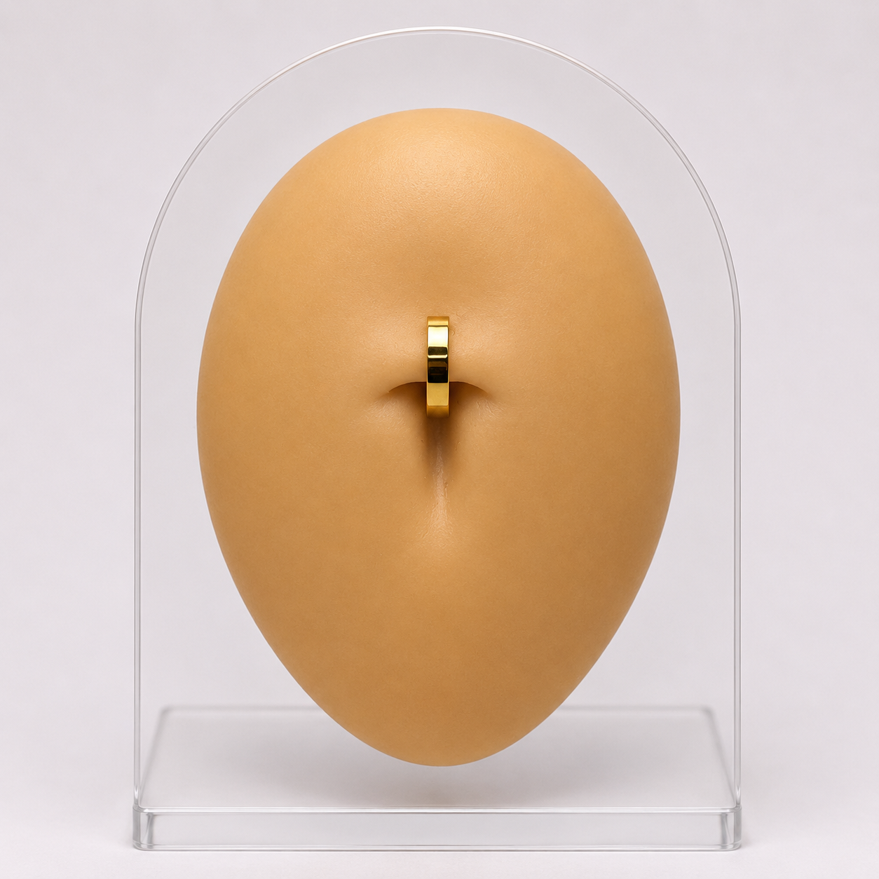 Golden belly ring
