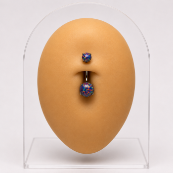 Purple stone piercing