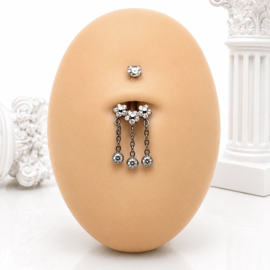 Luxe flower belly