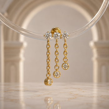 Crystal dots golden