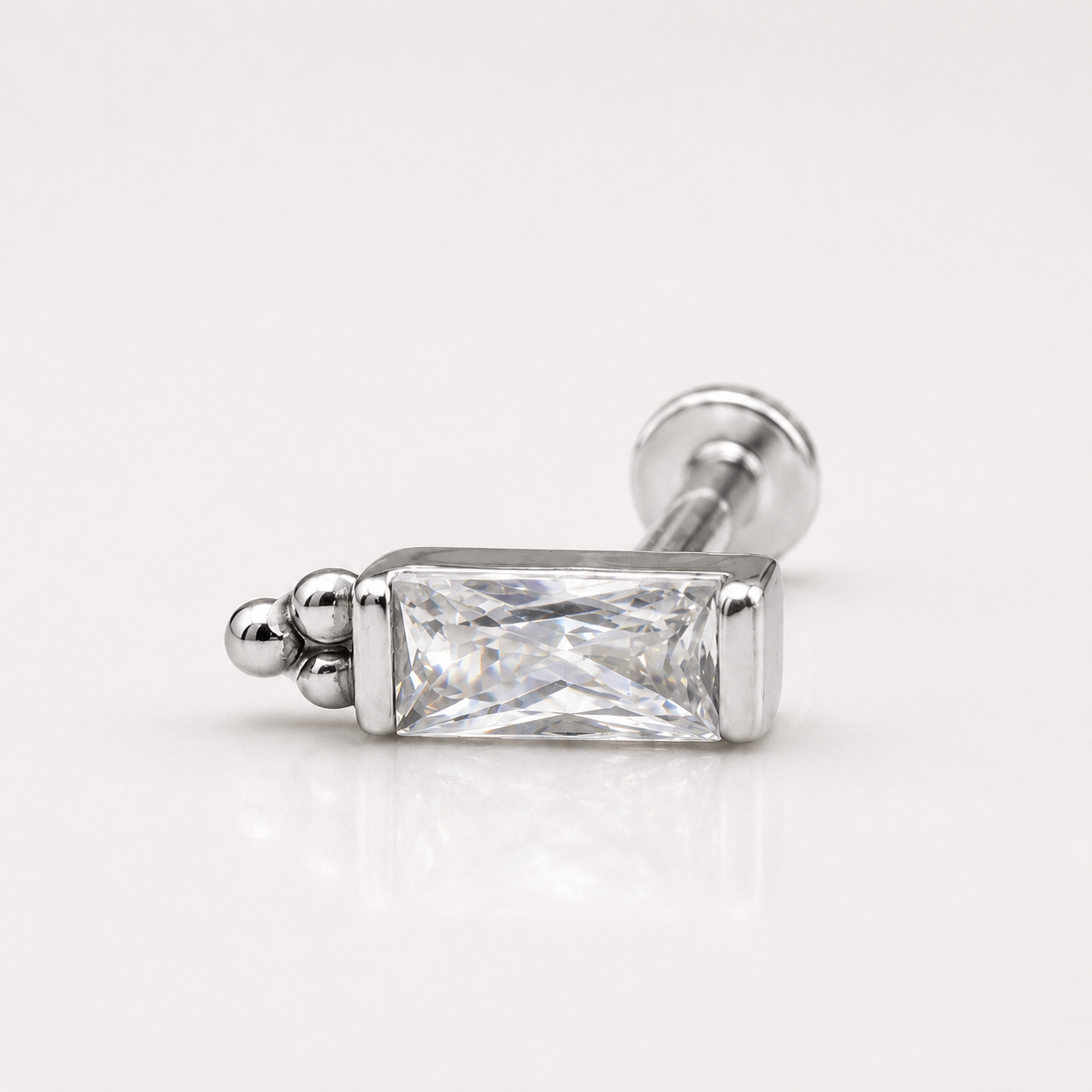 14k Dior White Gold