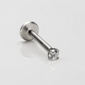 Simple 2.5mm zircon flat back