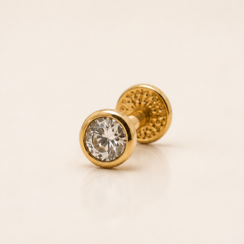 14k gold flatback
