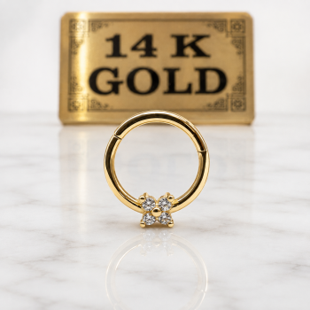 14k gold piercing