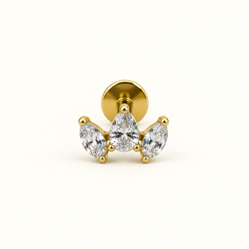 Crown jewel in gold