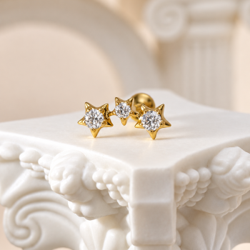 Starfall in gold
