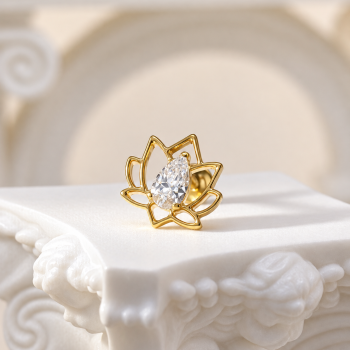 Lotus in gold